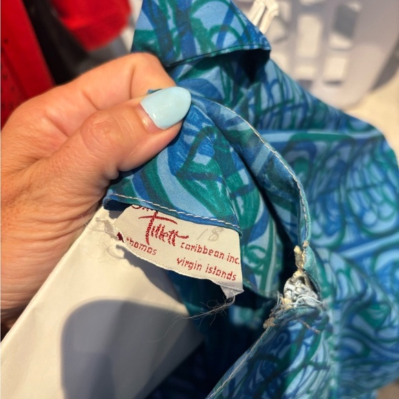 Rare vintage Maxi Dress by Tillet Caribbean Inc. - Picture 4 of 4